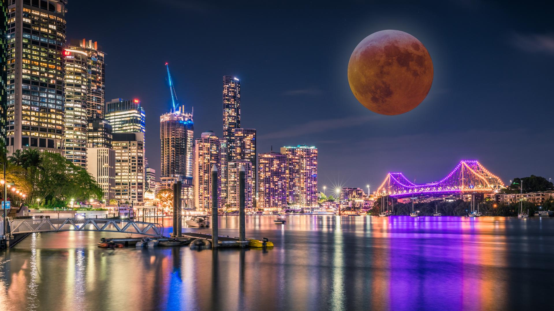 how to see the eclipse brisbane