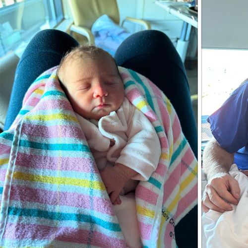 Kip Wightman & Partner Nyomie Welcome Baby Daughter - One Month Early!