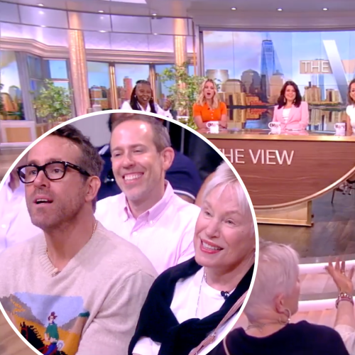 Ryan Reynolds Makes Appearance In ‘The View’ Audience With His Mum